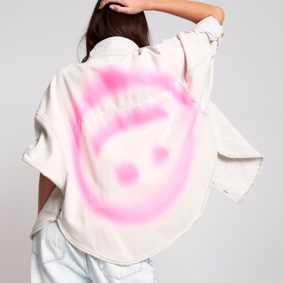 Smile on denim daria shirt Clearance